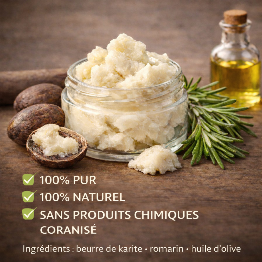 karité apaisant  au romarin... coranisée 93g