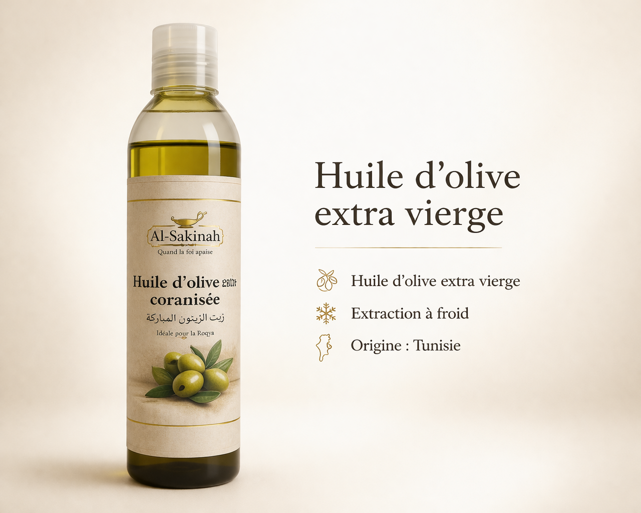 L'huile d’olive coranisée 175ML