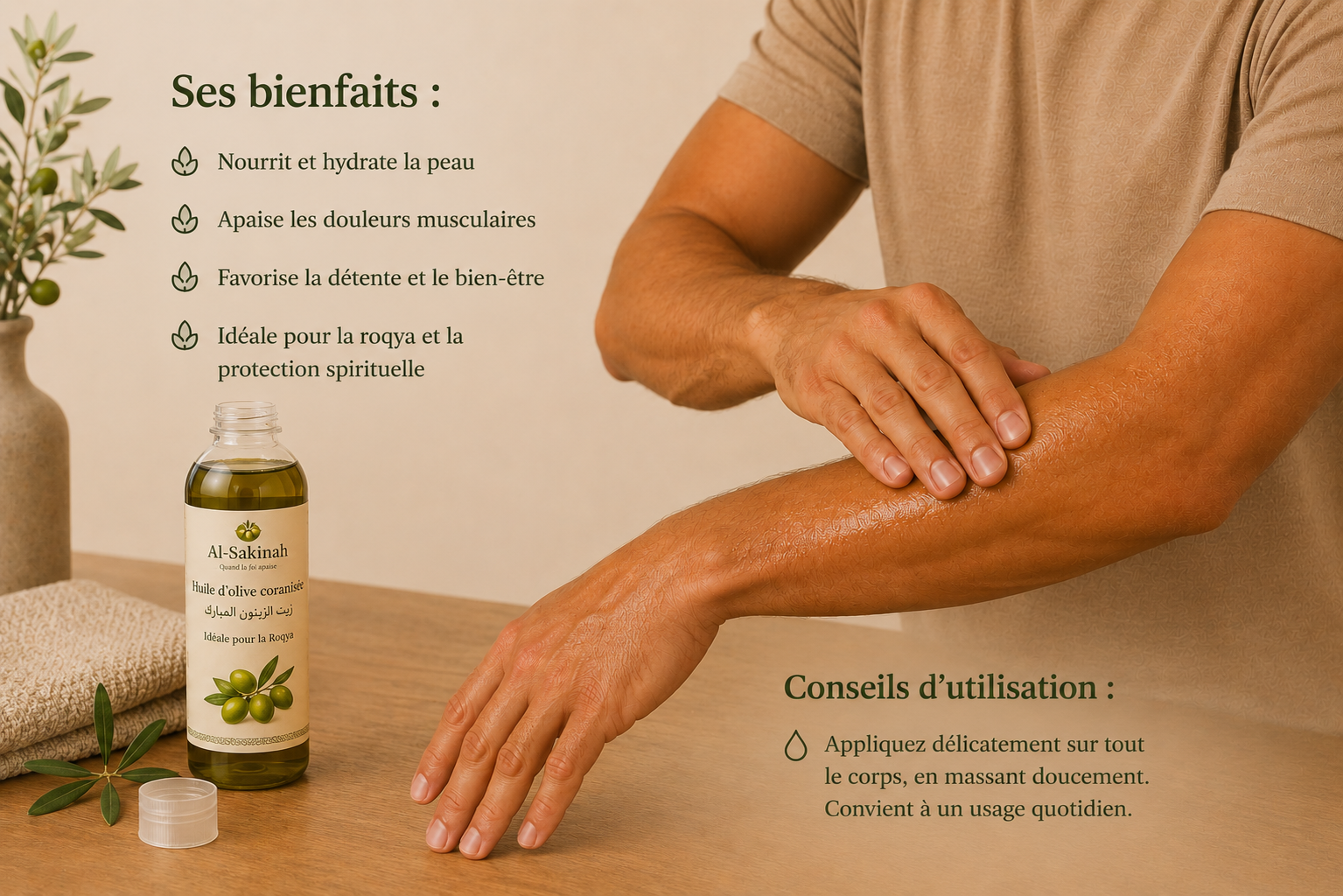 L'huile d’olive coranisée
